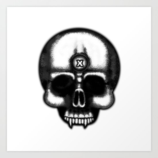 Skull x Art Print