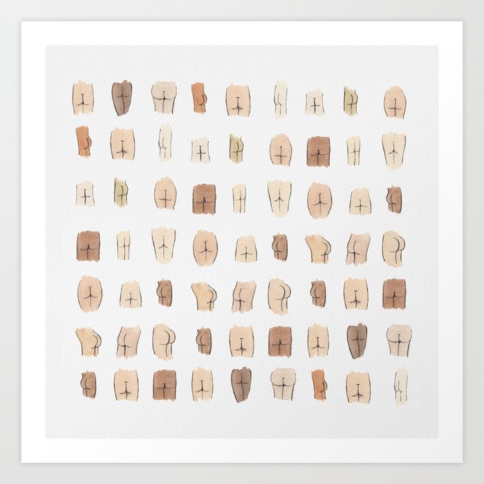Lotsa Butts! Kunstdrucke Lotsa Butts! Kunstdrucke