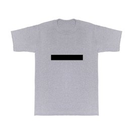 Black rectangle bar — Modern minimal geometric art — Contemporary abstract minimalist design T Shirt