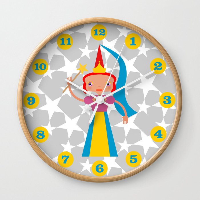 zuur Koppeling Ijsbeer Fairy with wand Wall Clock by belinha fernandes | Society6