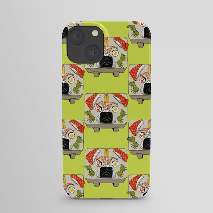Pug Sushi iPhone Case