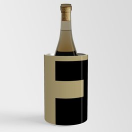 Letter F (Sand & Black) Wine Chiller