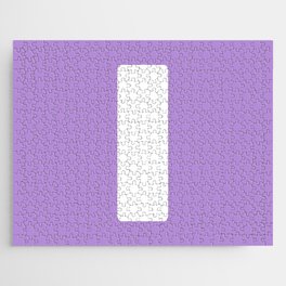 l (White & Lavender Letter) Jigsaw Puzzle