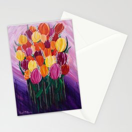 Tulip-git to Quit Stationery Cards