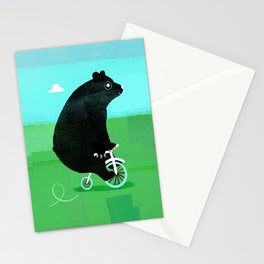 Bear On A Bike Stationery Cards