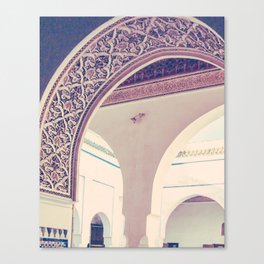 Bahia Palace Moroccan Arches Fine Art Print Canvas Print