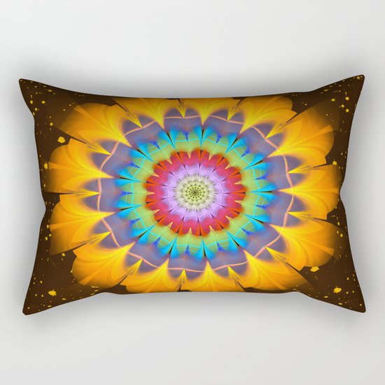 Tropical fantasy flower Rectangular Pillow