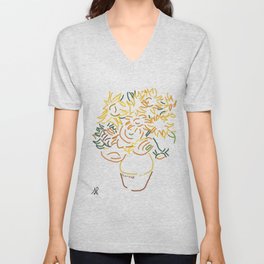 Minimal Gogh V Neck T Shirt