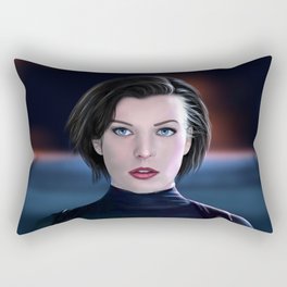 Milla Jovovich Rectangular Pillow
