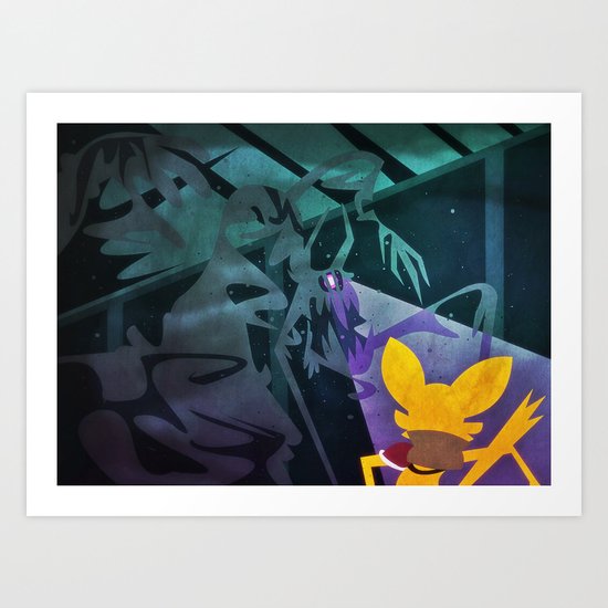 Ash Golumn Art Print