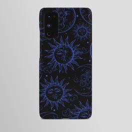 Black & Blue Magic Celestial Vintage Sun & Moon Android Case