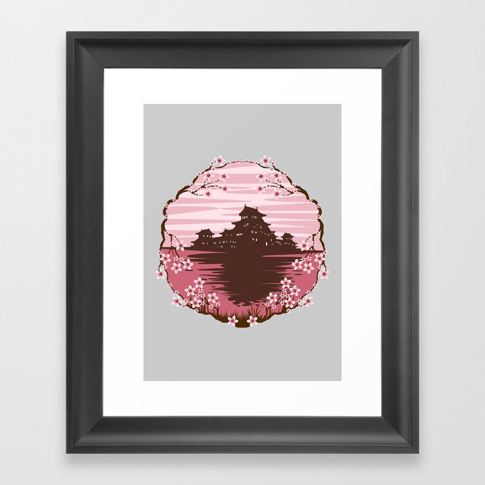 Pink Blossom Framed Art Print