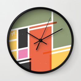 SECRET CYCLING FLAG - VOIGT Wall Clock | People, Graphic Design, Sports, Abstract 