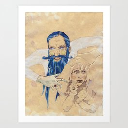 Bluebeard Art Print