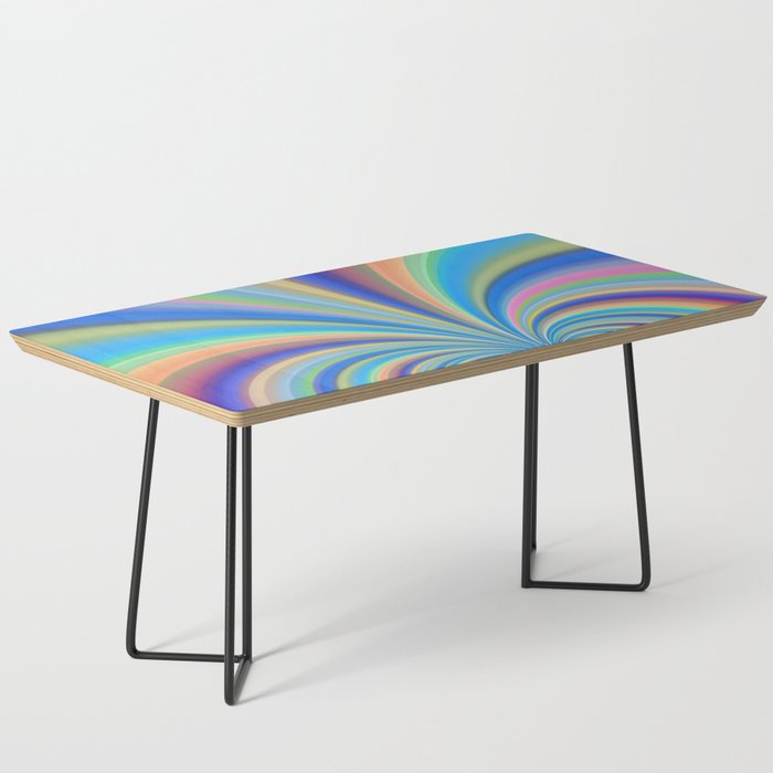 Colorful Spray Coffee Table