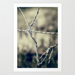 Pointy Droplets Art Print