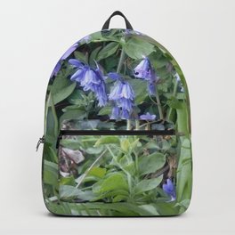Soft flower 45 : blue flower Backpack