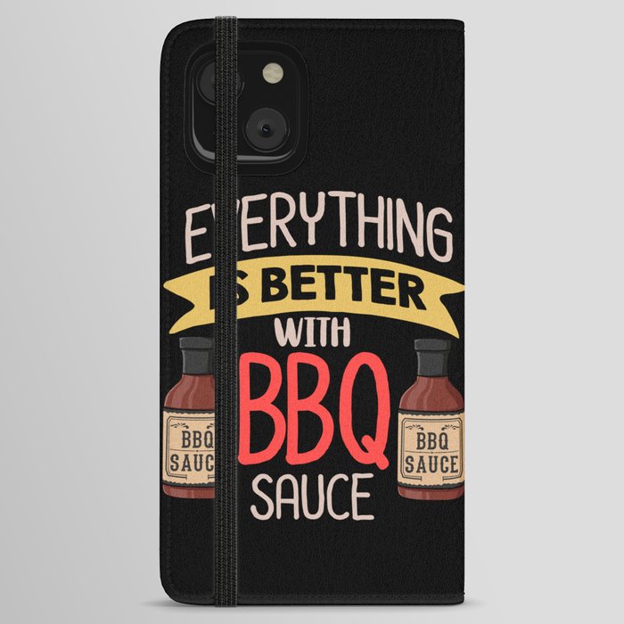 BBQ Sauce Barbeque Recipes Korean Barbecue Keto iPhone Wallet Case