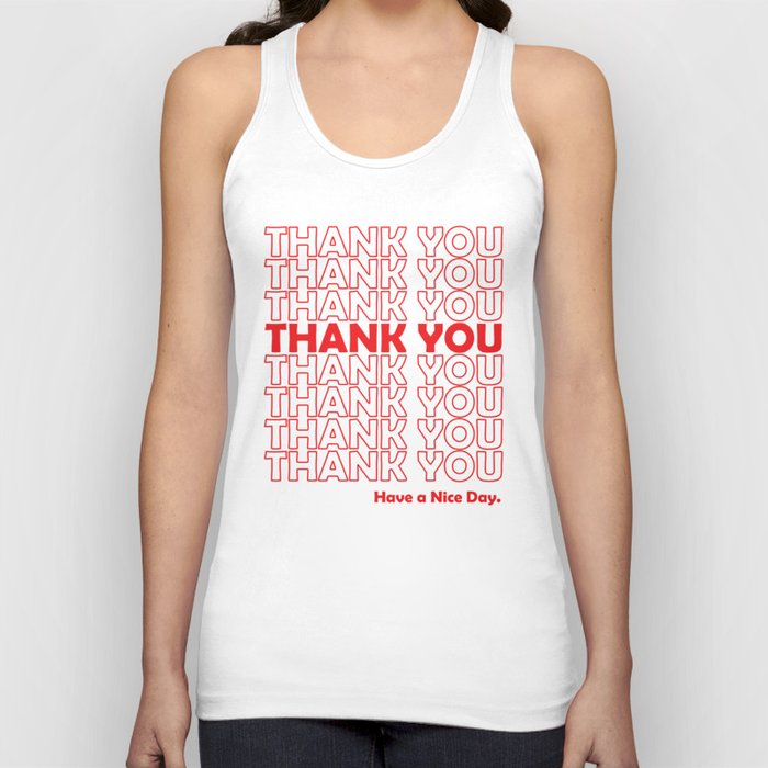 Thank you Grocery Bag Tank Top