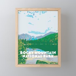 Rocky Mountain National Park Framed Mini Art Print
