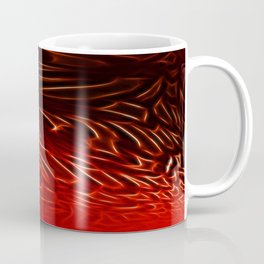 Fire Light Coffee Mug | Bright, Bold, Dark, Yellow, Fire, Decorative, Creative, Design, Cool, Graphicdesign 