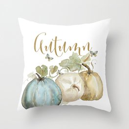 Autumn pumpkins  Throw Pillow