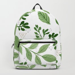 Plants with triangles Backpack