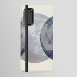 Blue Moon Phases Android Wallet Case