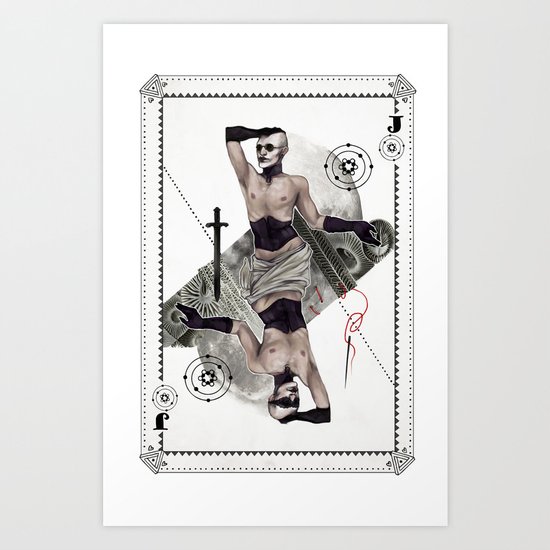 Jack of Carbon Art Print