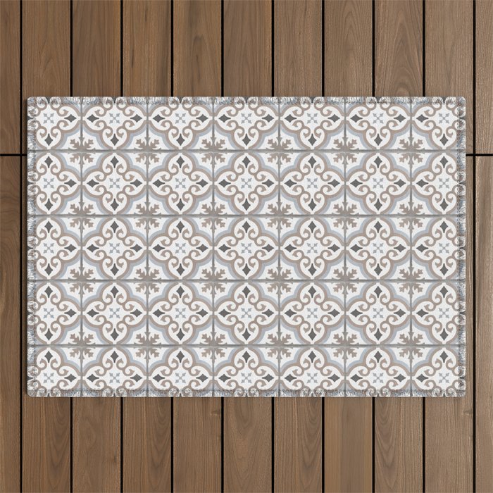 Floor Series: Peranakan Tiles 190 Outdoor Rug