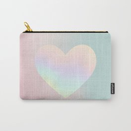 Holographic heart Carry-All Pouch