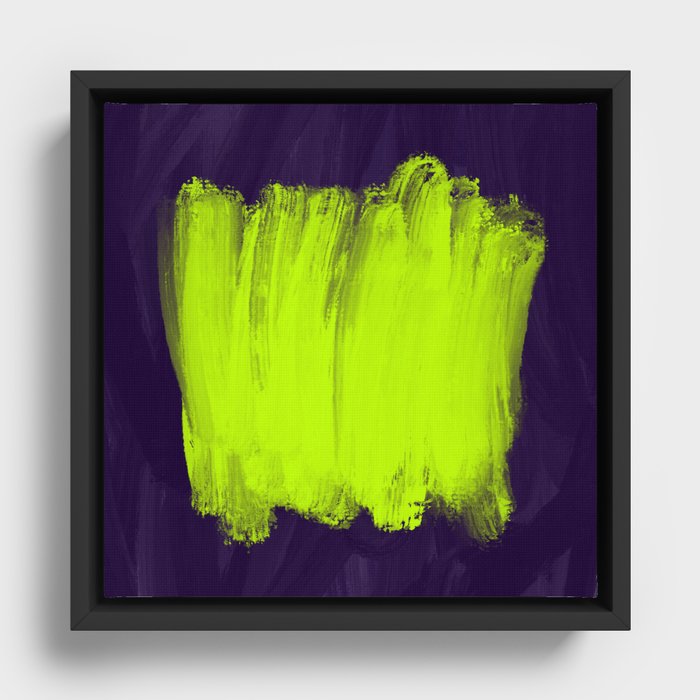 Abstract Painting 57e.  Framed Canvas