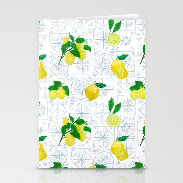 Italian lemons Stationery Cards