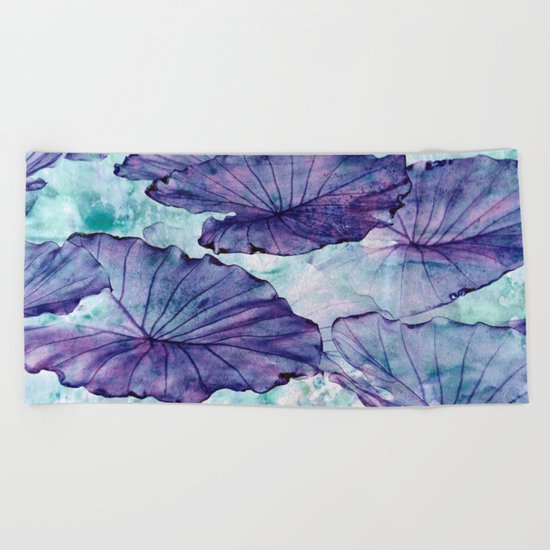 Botanical Surrealism #society6#decor #buyart Beach Towel