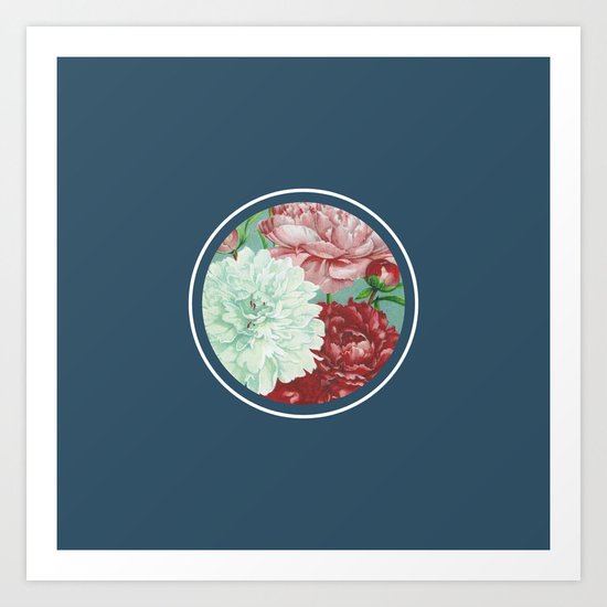 Floribus Orbis Art Print