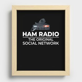 Ham Radio Amateur Radio Recessed Framed Print