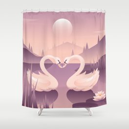 Swan Lake | Beauty Shower Curtain