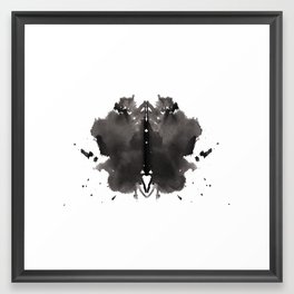 Rorschach test 2 Framed Art Print