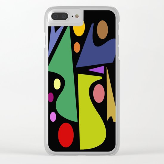 Abstract #301 Clear iPhone Case