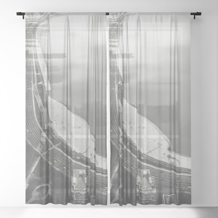 Gold Coast Sheer Curtain By Inthisinstance Society6