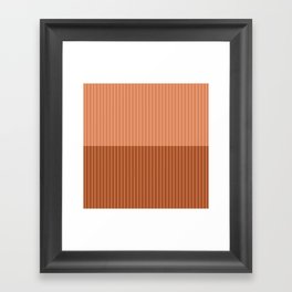 Color Block Lines XXXVIII Framed Art Print