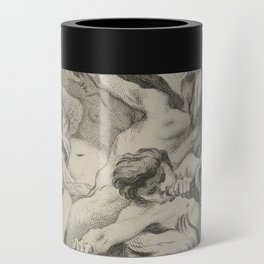 Leviathan the great serpent vintage etching Can Cooler