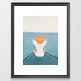 Summer Vacation I Framed Art Print