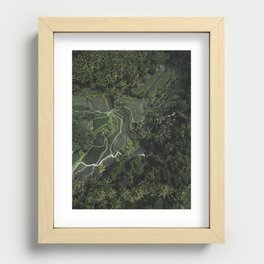Rice Terraces Recessed Framed Print