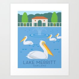 Lake Merritt - Oakland Art Print
