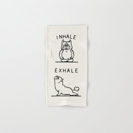 Inhale Exhale American Bully Hand & Bath Towel