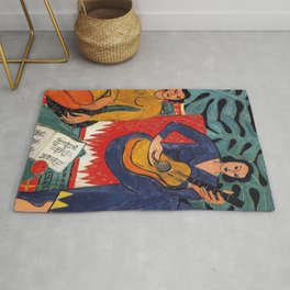The Music (La Musique) 1939 By Henri Matisse Area & Throw Rug
