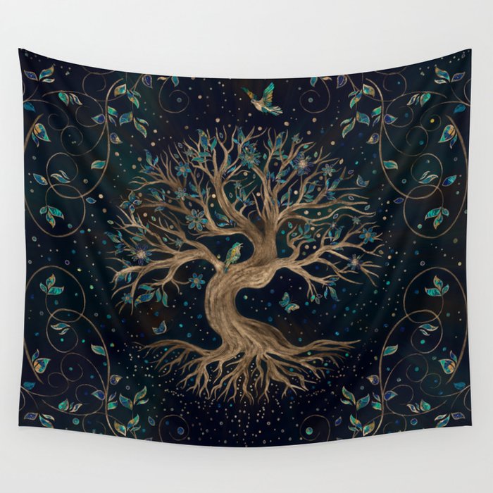 Tree of Life - Yggdrasil Wall Tapestry