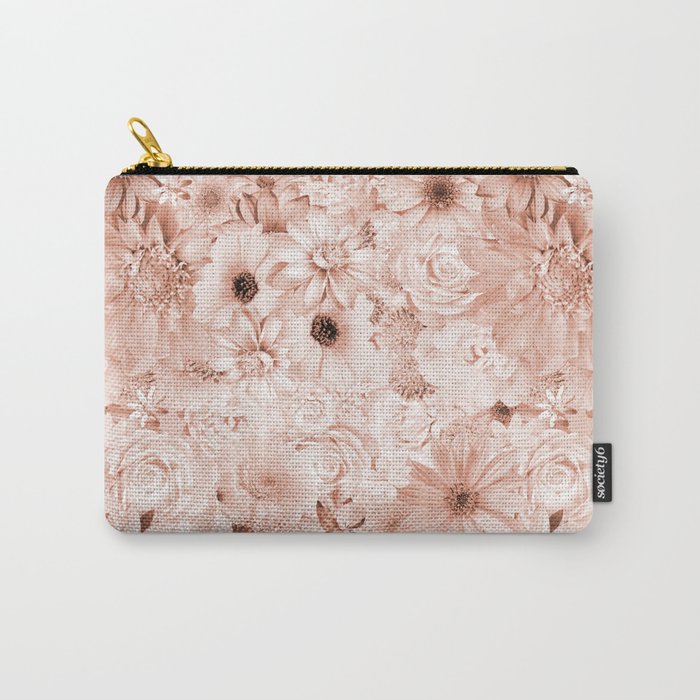 sandstone color floral bouquet aesthetic cluster Carry-All Pouch
