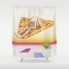 Pizza 69 Shower Curtain